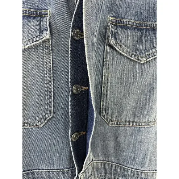 Citizens of Humanity Distressed Marta Denim Jumpsuit Blue Jean Coveralls Small - Picture 12 of 16